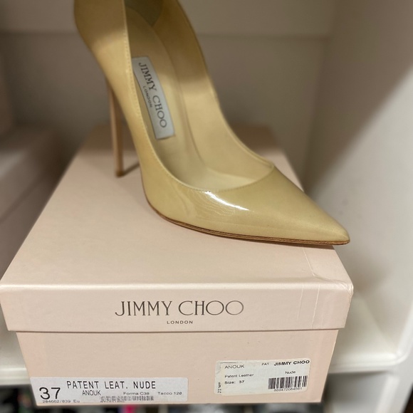Jimmy Choo Shoes - Jimmy Choo Patent Leather Anouk  sz 37